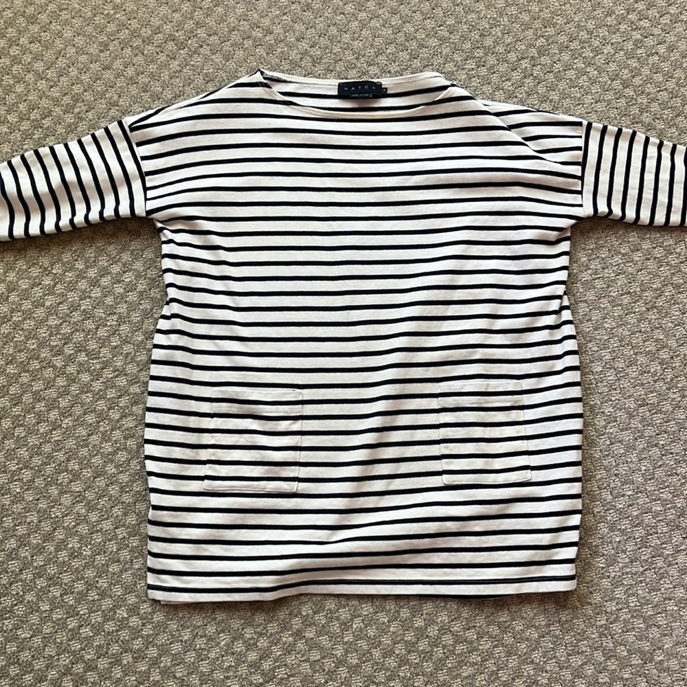 Hatch bateau striped top!